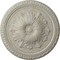Ekena Millwork Richmond Ceiling Medallion (Fits Canopies up to 2 5/8"), 18"OD x 1 3/8"P, Pot of Cream Crackle CM18RIPCC - alternate 1